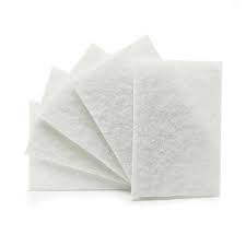 Scrub Pad - White 6" X 9" (10 Pads/Pack)